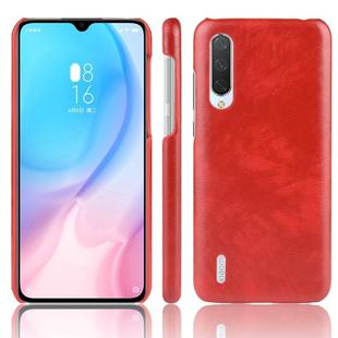 Shockproof Litchi Texture PC + PU Case For Xiaomi Mi A3(Red)