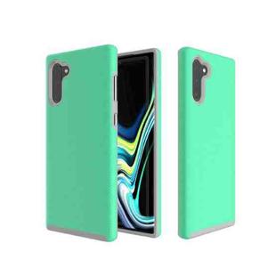 Anti-slip Armor Texture TPU + PC Case for Galaxy Note10(Green)