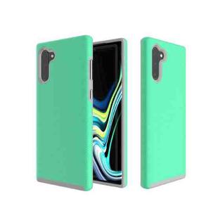 Hard Case  Anti-slip Armor Texture TPU + PC Case for Galaxy Note10+(Green)