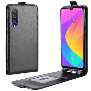 Crazy Horse Vertical Flip Leather Protective Case for Xiaomi MI CC9e / MI A3(black)