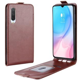 Crazy Horse Vertical Flip Leather Protective Case for Xiaomi MI CC9(Brown)
