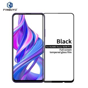 PINWUYO 9H 2.5D Full Screen Tempered Glass Film For Huawei Honor 9X / 9X Pro(Black)