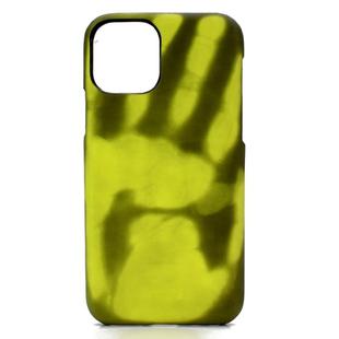 For iPhone 11 Pro Max Paste Skin + PC Thermal Sensor Discoloration Protective Back Cover Case (Black turns green)