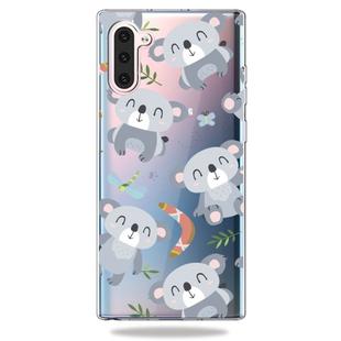 Fashion Soft TPU Case 3D Cartoon Transparent Soft Silicone Cover Phone Cases For Galaxy Note10(Koala)
