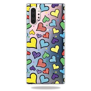 Fashion Soft TPU Case 3D Cartoon Transparent Soft Silicone Cover Phone Cases For Galaxy Note10+(More Love)