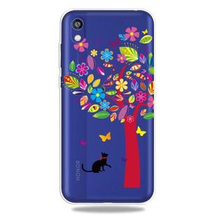 Fashion Soft TPU Case 3D Cartoon Transparent Soft Silicone Cover Phone Cases For Huawei Y5 2019 / Y5 Prime 2019 / Honor 8S(Colour Tree)