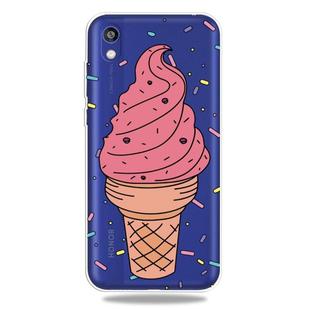 Fashion Soft TPU Case 3D Cartoon Transparent Soft Silicone Cover Phone Cases For Huawei Y5 2019 / Y5 Prime 2019 / Honor 8S(Big Cone)