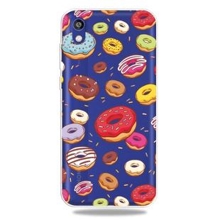Fashion Soft TPU Case 3D Cartoon Transparent Soft Silicone Cover Phone Cases For Huawei Y5 2019 / Y5 Prime 2019 / Honor 8S(Doughnut)
