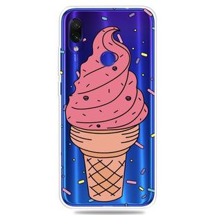 Fashion Soft TPU Case 3D Cartoon Transparent Soft Silicone Cover Phone Cases For Xiaomi Redmi 7 /  Y3(Big Cone)