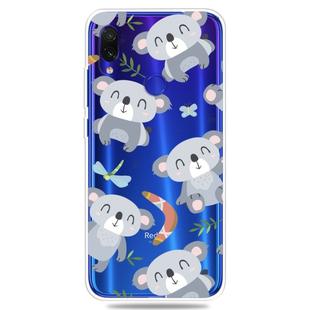 Fashion Soft TPU Case 3D Cartoon Transparent Soft Silicone Cover Phone Cases For Xiaomi Redmi 7 /  Y3(Koala)