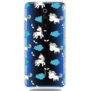 Fashion Soft TPU Case 3D Cartoon Transparent Soft Silicone Cover Phone Cases For Xiaomi 9T / 9T Pro / Redmi K20 / Redmi K20 Pro(Cloud Horse)