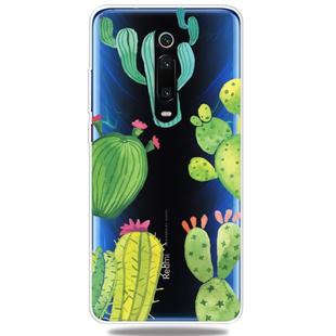 Fashion Soft TPU Case 3D Cartoon Transparent Soft Silicone Cover Phone Cases For Xiaomi 9T / 9T Pro / Redmi K20 / Redmi K20 Pro(Cactus)