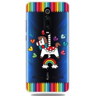 Fashion Soft TPU Case 3D Cartoon Transparent Soft Silicone Cover Phone Cases For Xiaomi 9T / 9T Pro / Redmi K20 / Redmi K20 Pro(Merry-go-round)