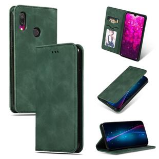Retro Skin Feel Business Magnetic Horizontal Flip Leather Case for Xiaomi Redmi 7 / Redmi Y3(Army Green)
