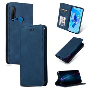 Retro Skin Feel Business Magnetic Horizontal Flip Leather Case for Huawei P20 Lite 2019 / Nova 5i(Navy Blue)