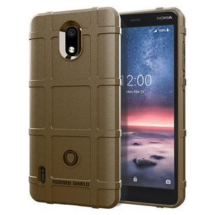 Full Coverage Shockproof TPU Case for Nokia 3.1A(Brown)