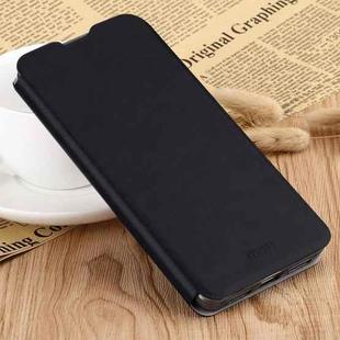 MOFI Rui Series Classical Leather Flip Leather Case With Bracket Embedded Steel Plate All-inclusive for Xiaomi Mi CC9 / CC9 Mito Custom Edition(Black)