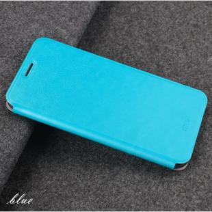 MOFI Rui Series Classical Leather Flip Leather Case With Bracket Embedded Steel Plate All-inclusive for Xiaomi Mi CC9e / A3(Blue)