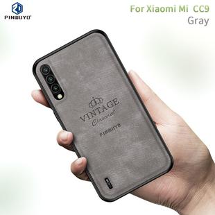 PINWUYO Shockproof Waterproof Full Coverage PC + TPU + Skin Protective Case  for Xiaomi Mi CC9 / CC9 Mito Custom Edition(Gray)