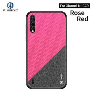 PINWUYO Honors Series Shockproof PC + TPU Protective Case for Xiaomi Mi CC9 / CC9 Mito Custom Edition(Red)