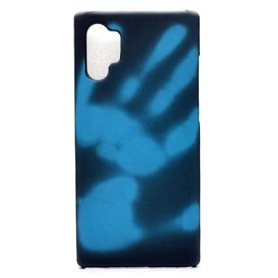 Paste Skin + PC Thermal Sensor Discoloration Protective Back Cover Case For Galaxy Note 10+(Black turns blue)