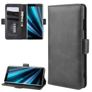 Wallet Stand Leather Cell Phone Case for Sony Xperia XZ3，with Wallet & Holder & Card Slots(Black)