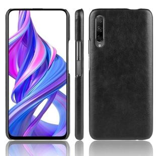 Shockproof Litchi Texture PC + PU Case For Huawei Honor 9X/9X Pro(Black)