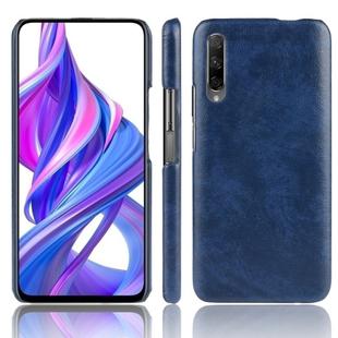 Shockproof Litchi Texture PC + PU Case For Huawei Honor 9X/9X Pro(Blue)