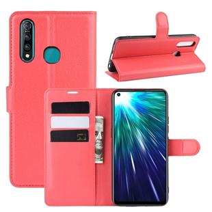 Litchi Texture Horizontal Flip Leather Case for VIVO Z5X/Z1 Pro, with Wallet & Holder & Card Slots(red)