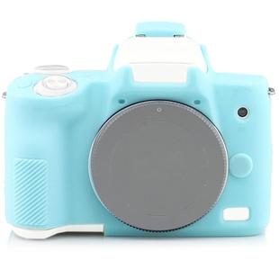 Richwell  Silicone Armor Skin Case Body Cover Protector for Canon EOS M50 Body Digital Camera(Sky blue)