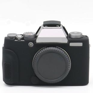 Richwell Soft Silicone TPU Skin Body Rubber Camera Case Bag Full Cover for Fujifilm Fuji X-T100 Digital Camera(Black)