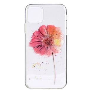For iPhone 11 Pro Max Stylish and Beautiful Pattern TPU Drop Protection Case (Flower)