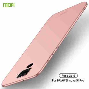 MOFI Frosted PC Ultra-thin Hard Case for Huawei Nova 5i Pro(Rose gold)