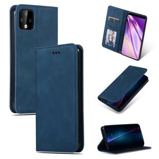 Retro Skin Feel Business Magnetic Horizontal Flip Leather Case for Google Pixel 4XL(Navy Blue)