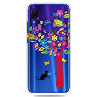 Fashion Soft TPU Case 3D Cartoon Transparent Soft Silicone Cover Phone Cases For Xiaomi Redmi Note7 Pro / Redmi Note7 / Redmi Note7S(Colour Tree)