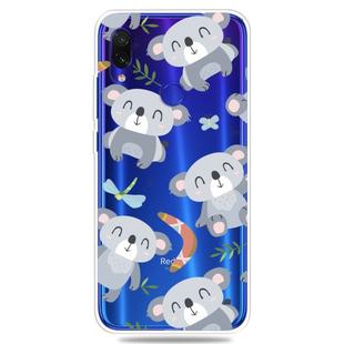 Fashion Soft TPU Case 3D Cartoon Transparent Soft Silicone Cover Phone Cases For Xiaomi Redmi Note7 Pro / Redmi Note7 / Redmi Note7S(Koala)