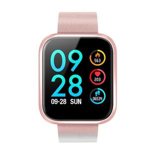 P70 1.3 inch IPS Color Screen Smartwatch IP68 Waterproof,Metal Watchband,Support Call Reminder/Heart Rate Monitoring/Blood Pressure Monitoring/Sleep Monitoring/Blood Oxygen Monitoring(Pink)