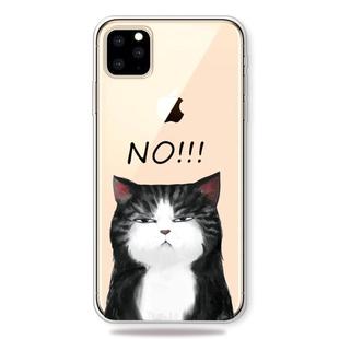 For iPhone 11 Pro Max Pattern Printing Soft TPU Cell Phone Cover Case (NO cat)