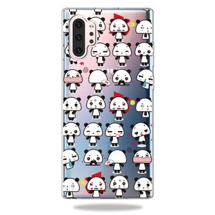 Pattern Printing Soft TPU Cell Phone Cover Case For Galaxy Note10+(Mini Panda)