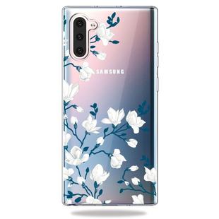 Pattern Printing Soft TPU Cell Phone Cover Case For Galaxy Note10(Magnolia)