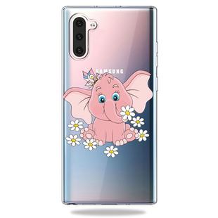 Pattern Printing Soft TPU Cell Phone Cover Case For Galaxy Note10(Pink weevil)