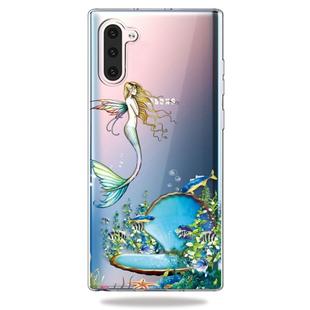 Pattern Printing Soft TPU Cell Phone Cover Case For Galaxy Note10(Mermaid)