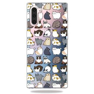Pattern Printing Soft TPU Cell Phone Cover Case For Galaxy Note10(Minicat)