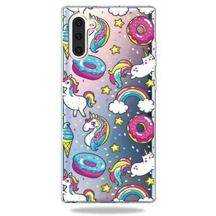 Pattern Printing Soft TPU Cell Phone Cover Case For Galaxy Note10(Cake horse)