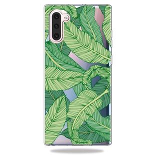 Pattern Printing Soft TPU Cell Phone Cover Case For Galaxy Note10(Banana leaf)