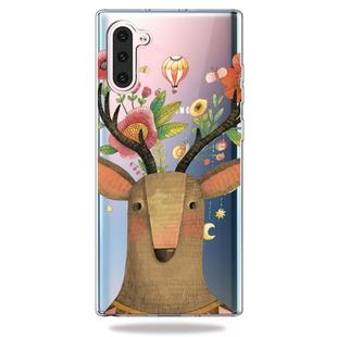 Pattern Printing Soft TPU Cell Phone Cover Case For Galaxy Note10(Sika Deer)