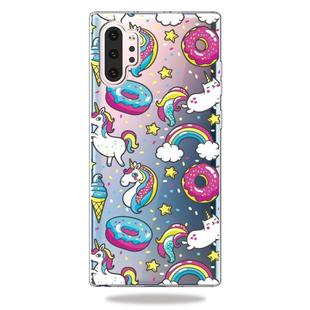 3D Pattern Printing Soft TPU Cell Phone Cover Case For Galaxy Note10+(Cake horse)