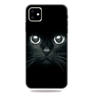 For iPhone 11 Pro Max Pattern Printing Embossment TPU Mobile Case (Whiskered cat)