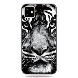 For iPhone 11 Pattern Printing Embossment TPU Mobile Case (White tiger)