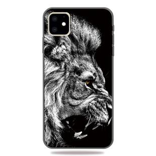 For iPhone 11 Pro Pattern Printing Embossment TPU Mobile Case(Lion)